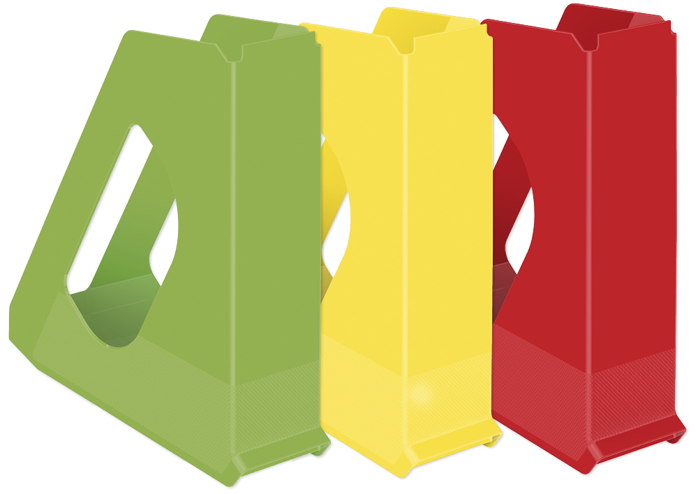 Stehsammler Kunststoff ColorMix, 3-tlg.