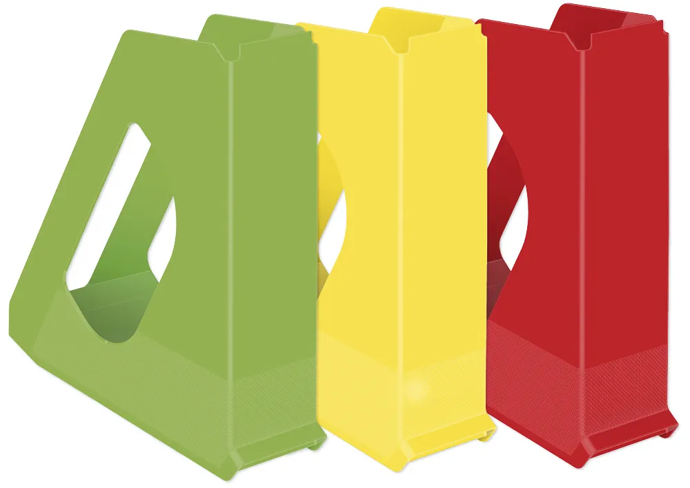 Stehsammler Kunststoff ColorMix, 3-tlg.
