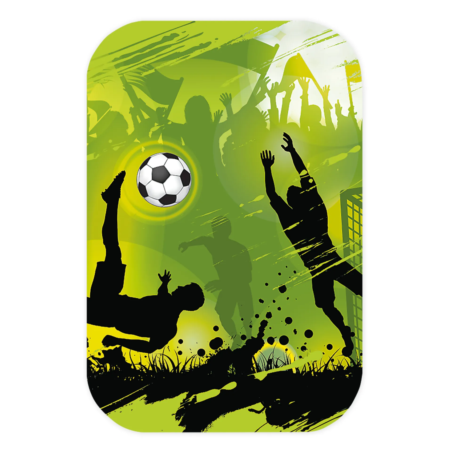 Pflaster "Fußball", 20 Stück in Metallbox