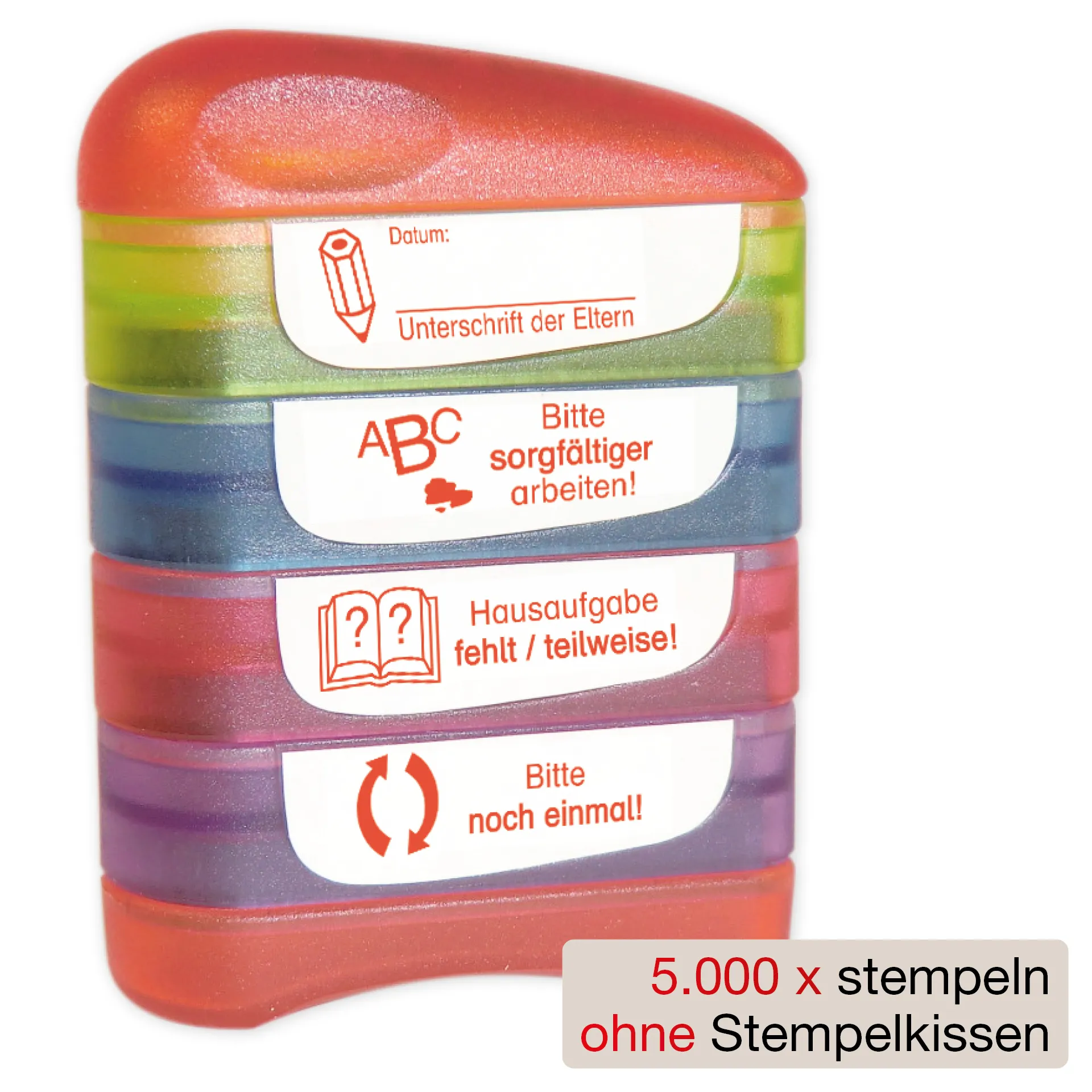 Stempel-Türmchen, Unterschrift