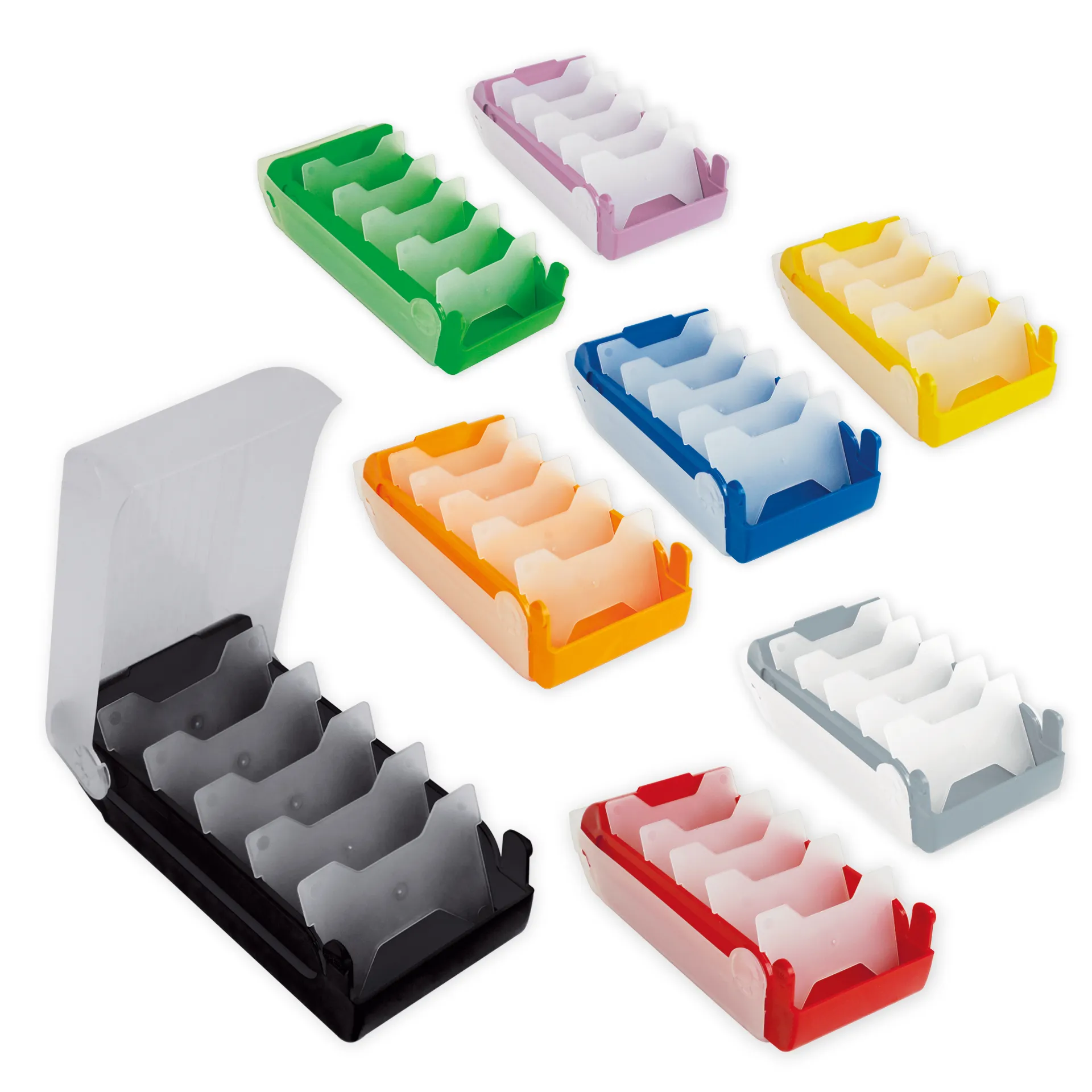 Lernbox A8 Kunststoff mit 100 Lernkärtchen