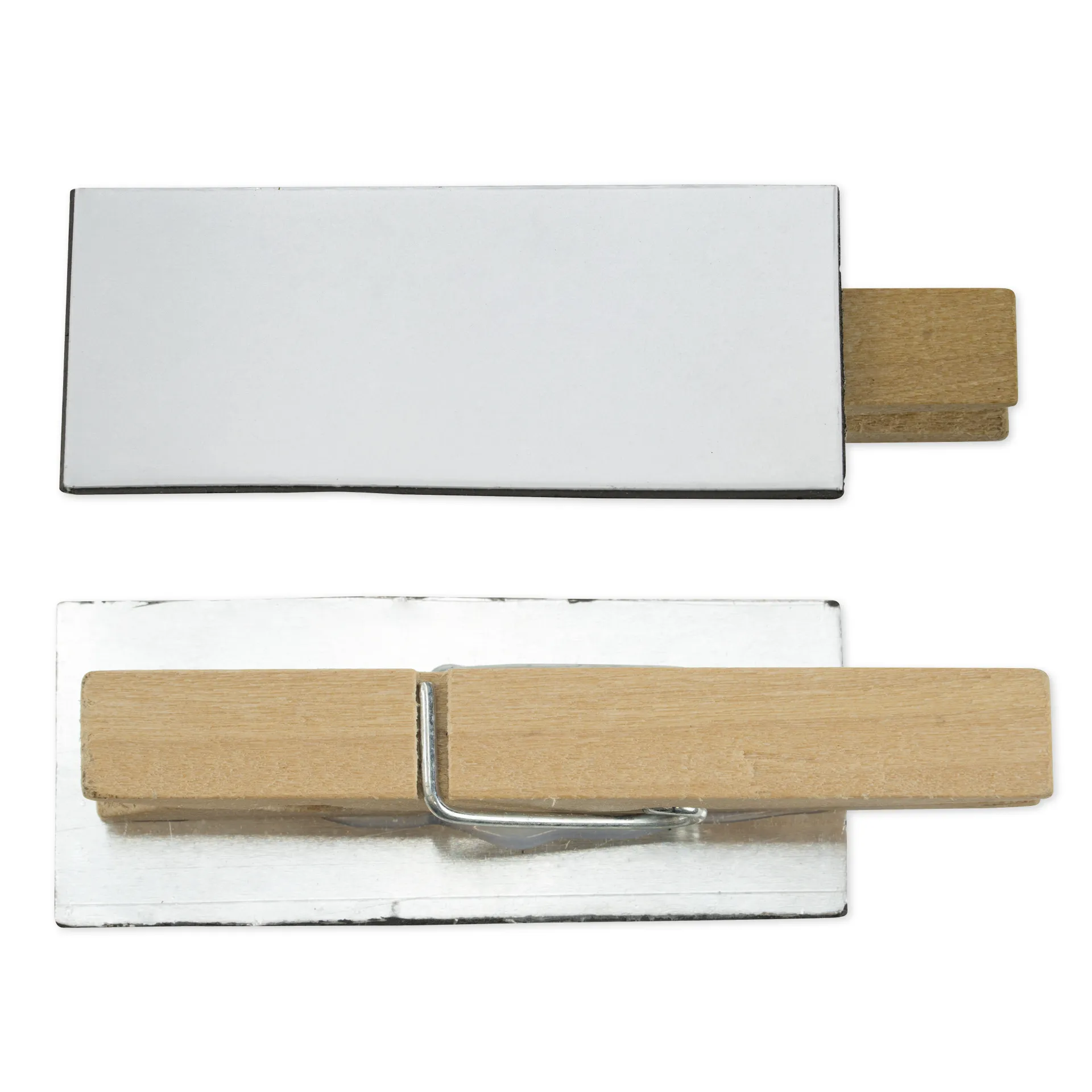 Klemm-Täfelchen weiß, 6-tlg.