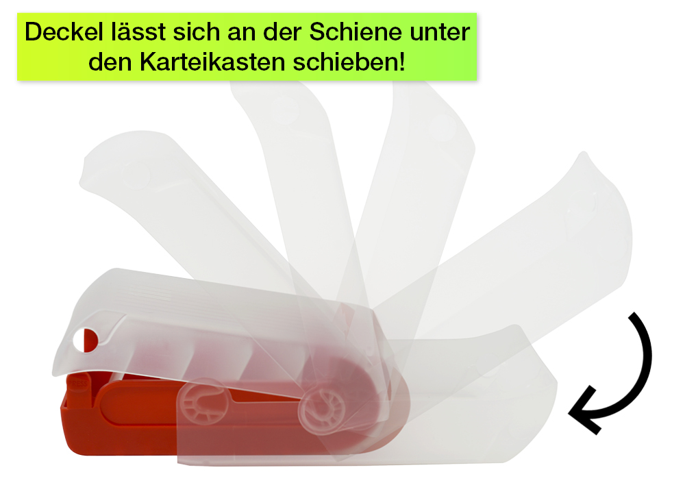 Lern-Karteikasten Kunststoff für A8