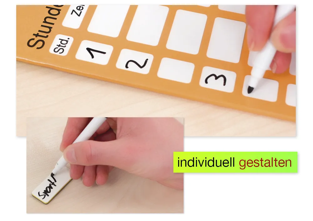 "Mein Stundenplan" magnetisch