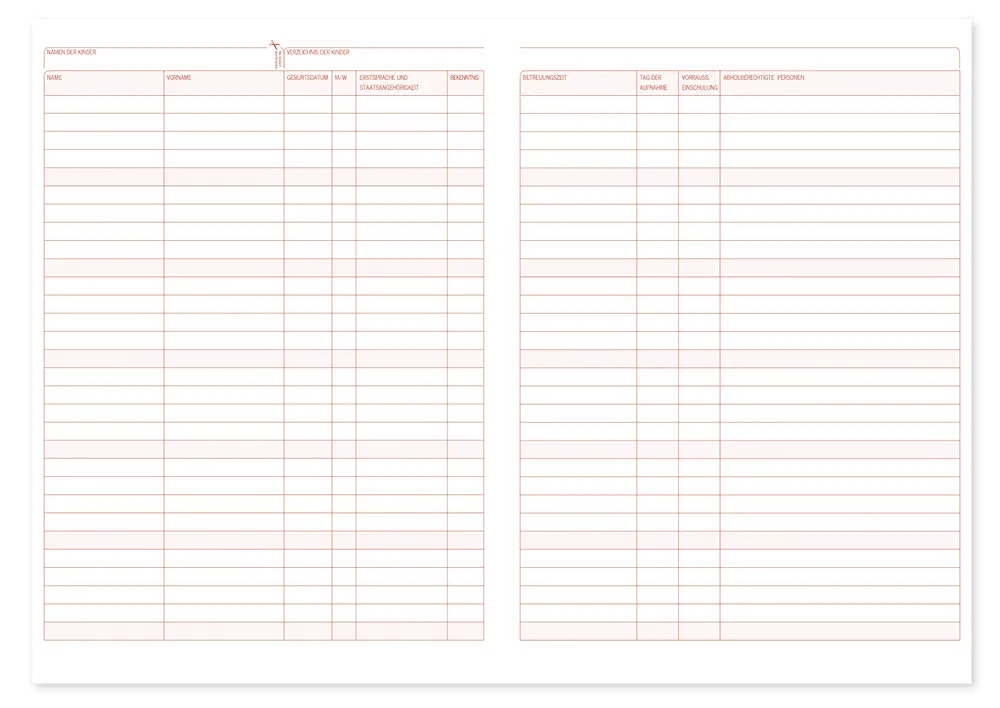 s+w KITA-Planer 25/26