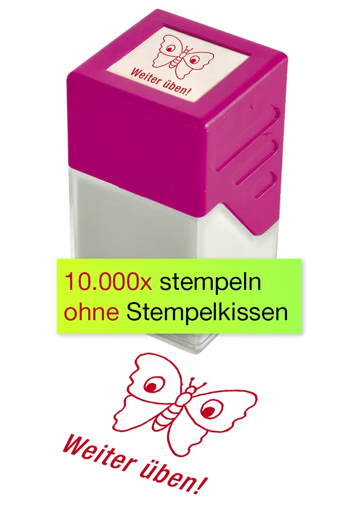 Stempel, Schmetterling Weiter üben!