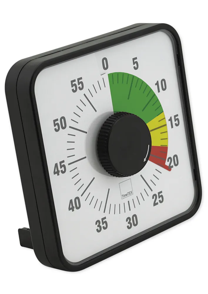 Zeituhr "Automatik", magnetisch, eckig mit Ampelfunktion