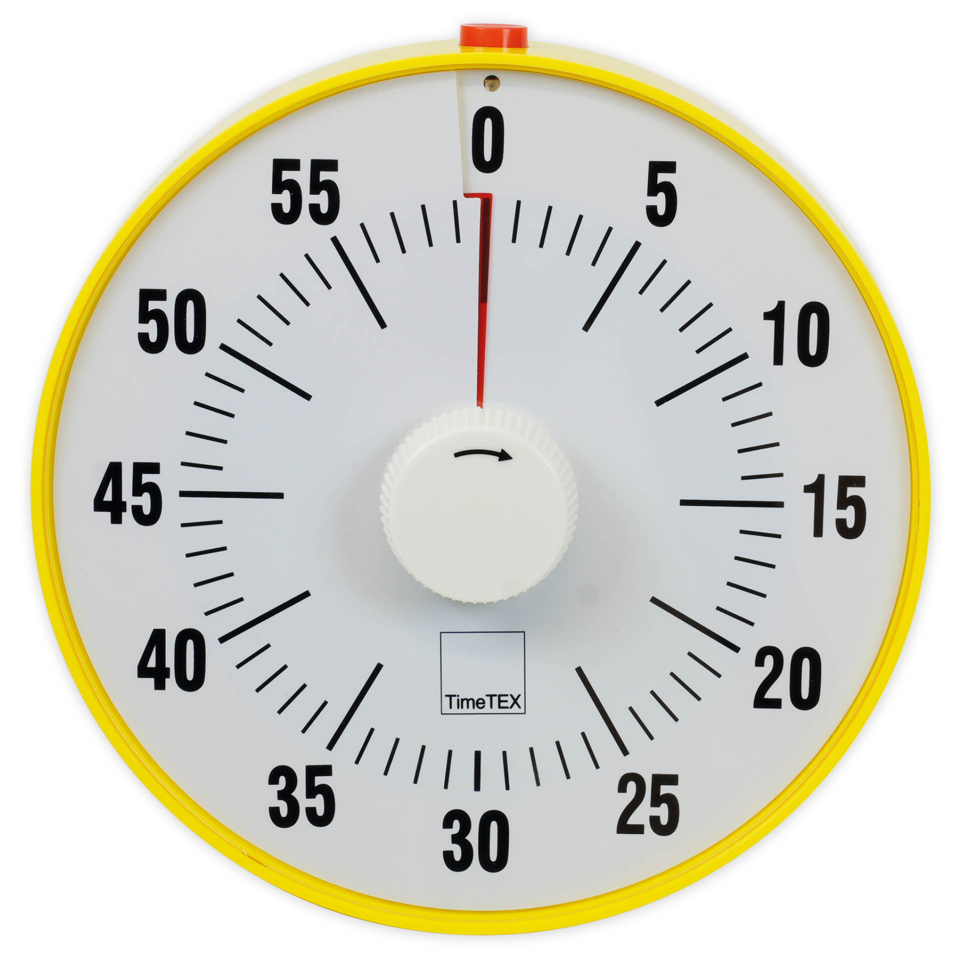 TimeTEX Zeitdauer-Uhr "lautlos" L, 19 cm ø, mit Ampelscheibe + Pausentaste
