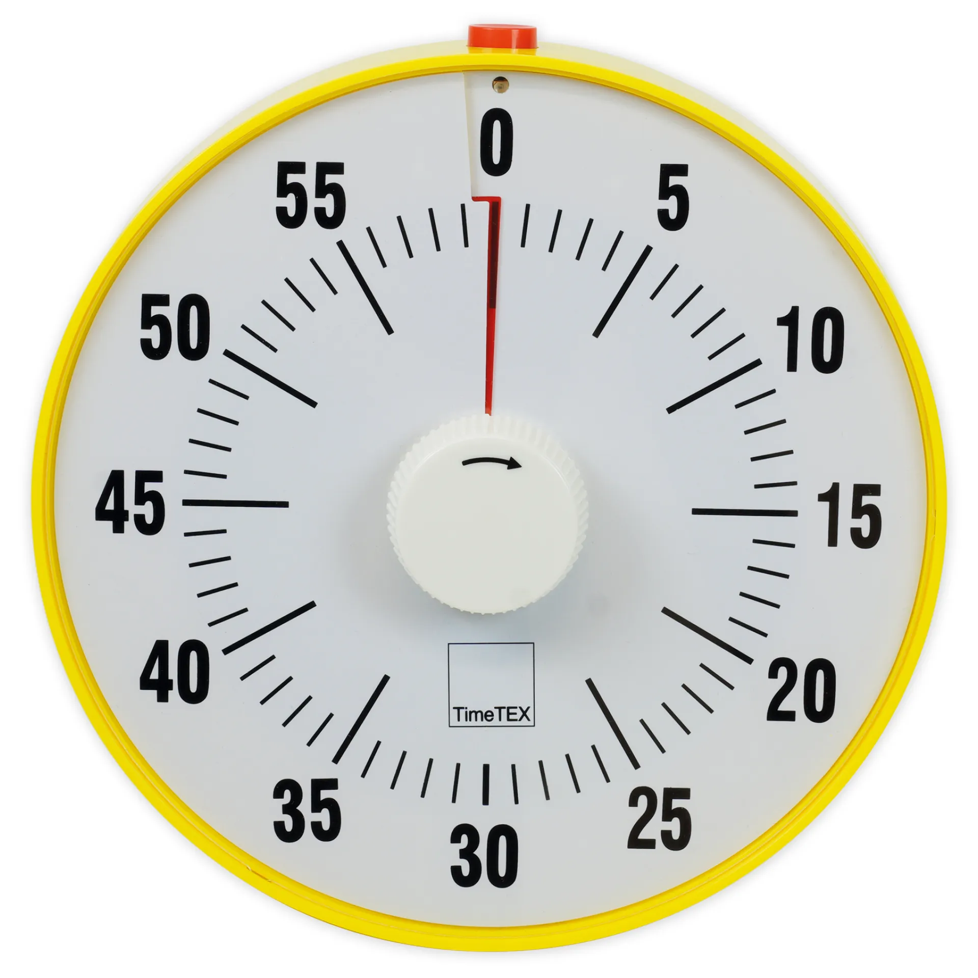 TimeTEX Zeitdauer-Uhr "lautlos" L, 19 cm ø, mit Ampelscheibe + Pausentaste