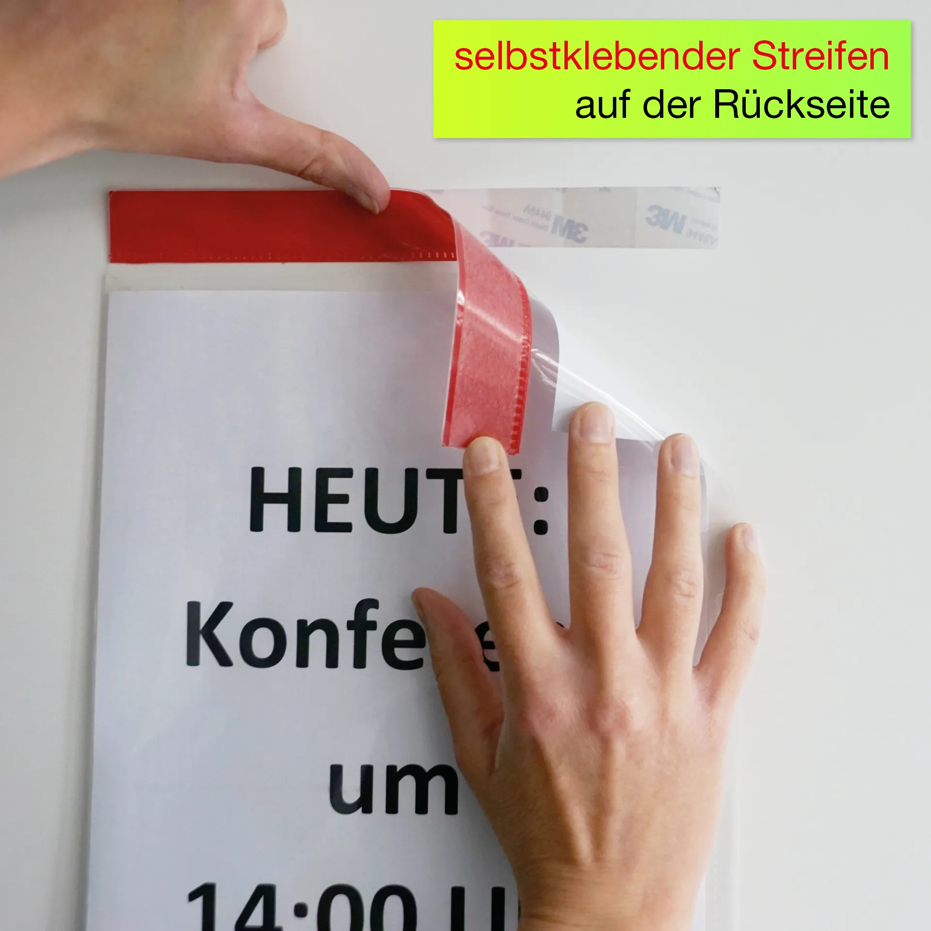 Set Einstecktaschen A4-Plus mit Farbstreifen, selbsthaftend, 5-tlg. Set Einstecktaschen A4-Plus mit Farbstreifen, selbsthaftend, 5-tlg.