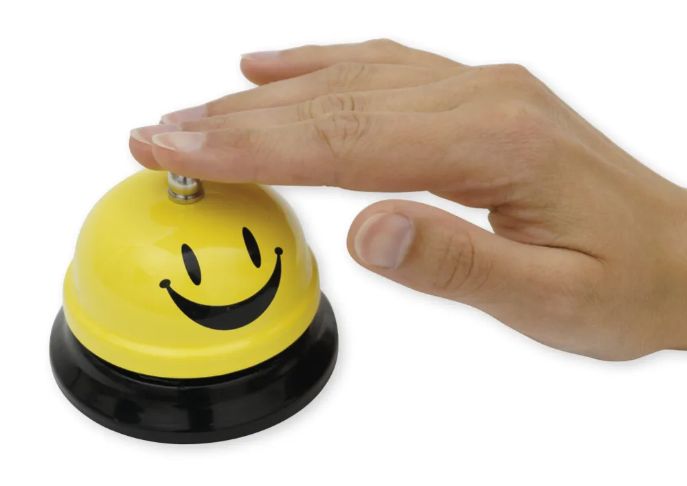 Tisch-Klingel "Lachgesicht"