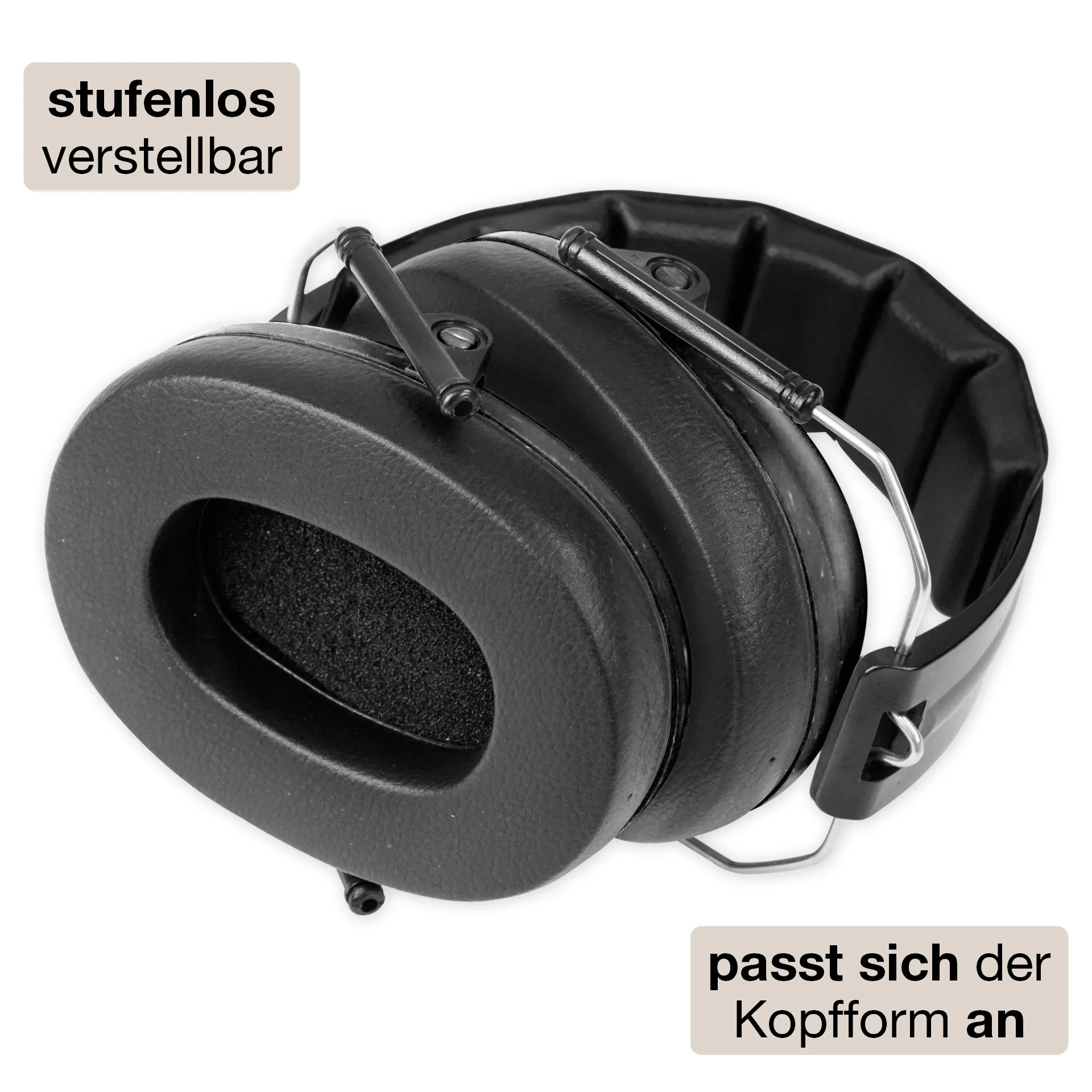 Klassensatz Gehör-Schutz "Auris Plus" schwarz, 24-tlg., in Box