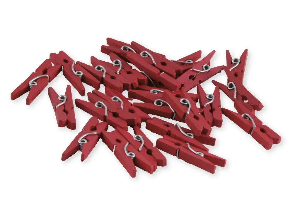 Klammern Holz, 50-tlg.