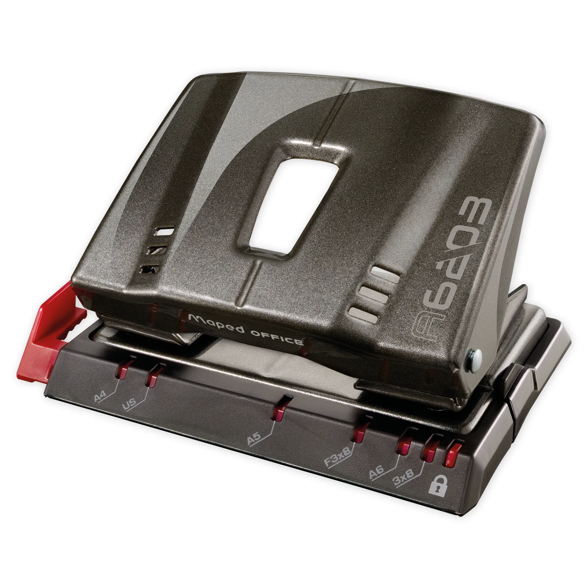 Set Heftgerät und Locher aus Metall