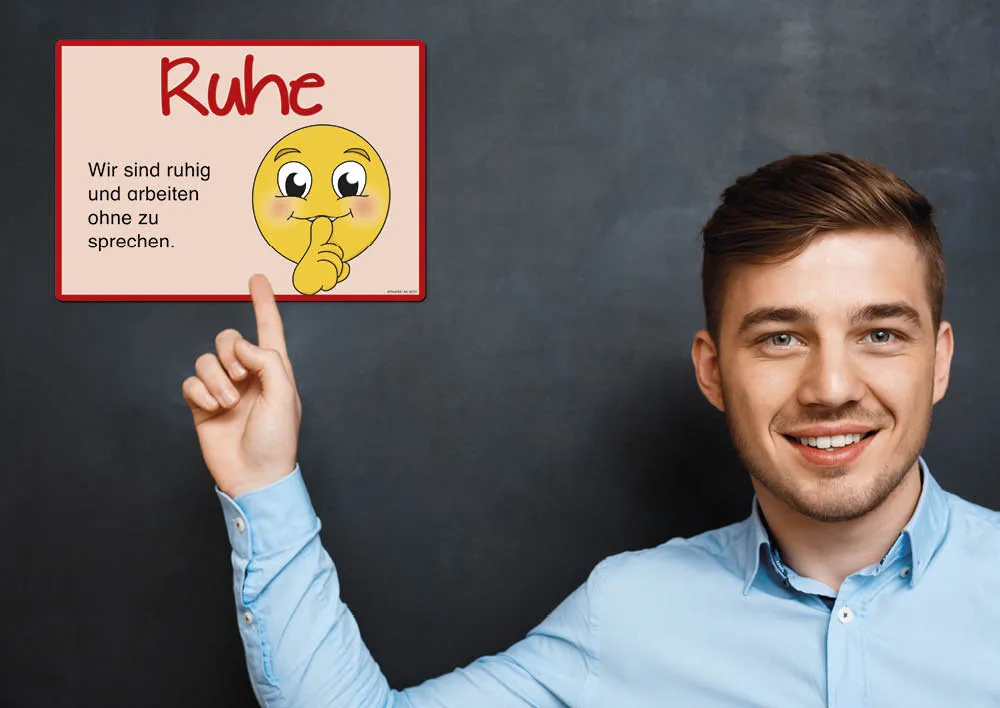 TimeTEX Magnet-Schilder "Schwätz-O-Meter" A4, doppelseitig, 3-tlg.