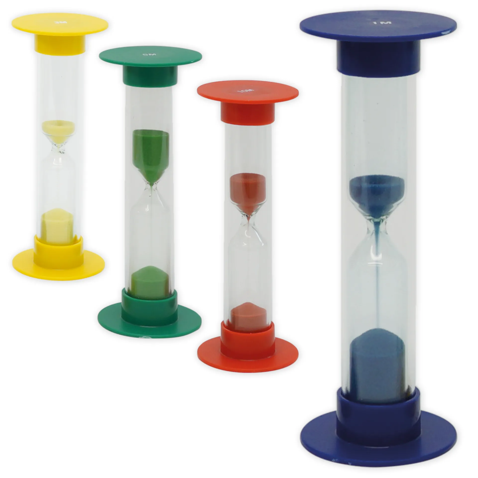 Set Sanduhren, 10 cm hoch, 5-tlg.