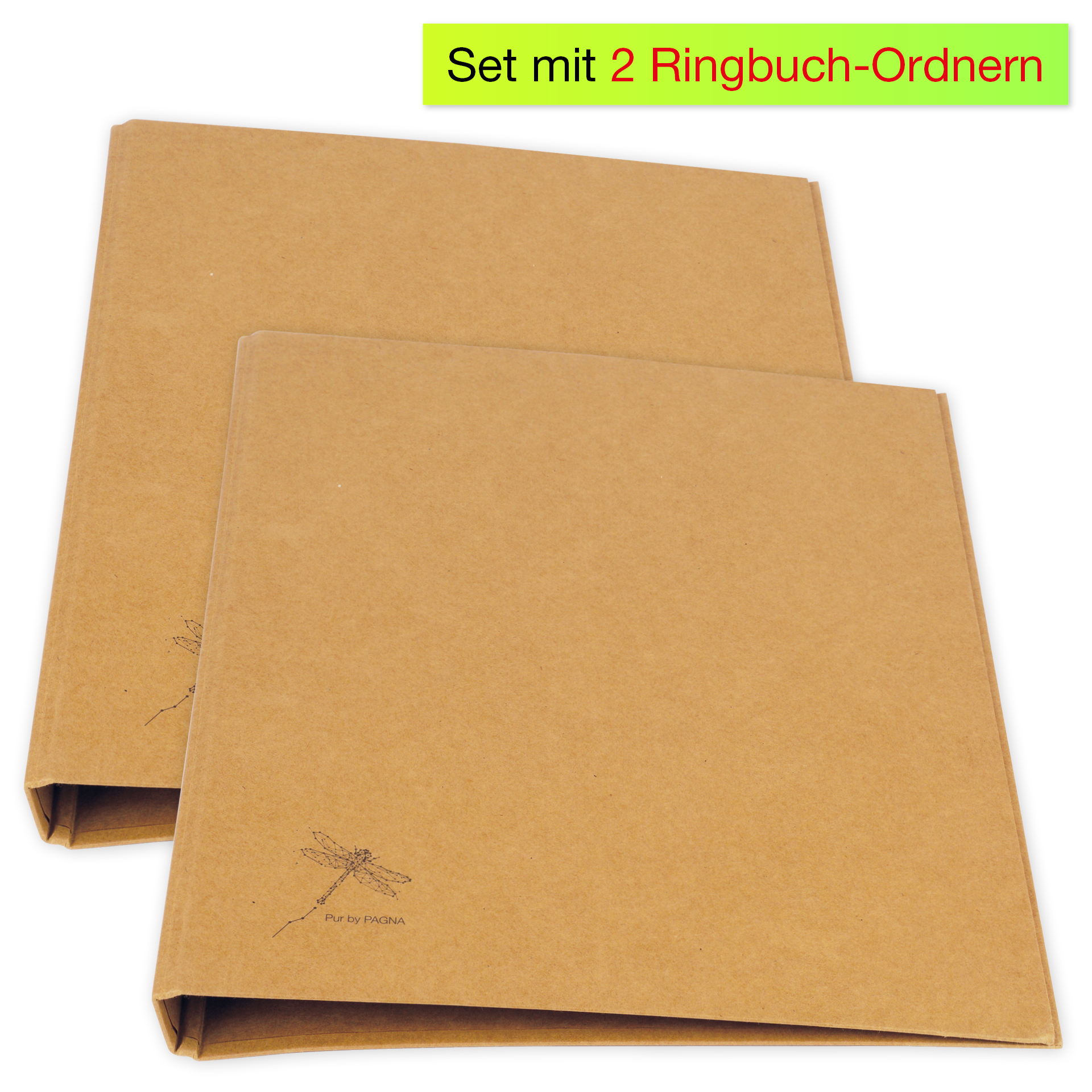 Set Ringbuch-Ordner A4-Plus "Natura", 2-tlg. Set Ringbuch-Ordner A4-Plus "Natura", 2-tlg.