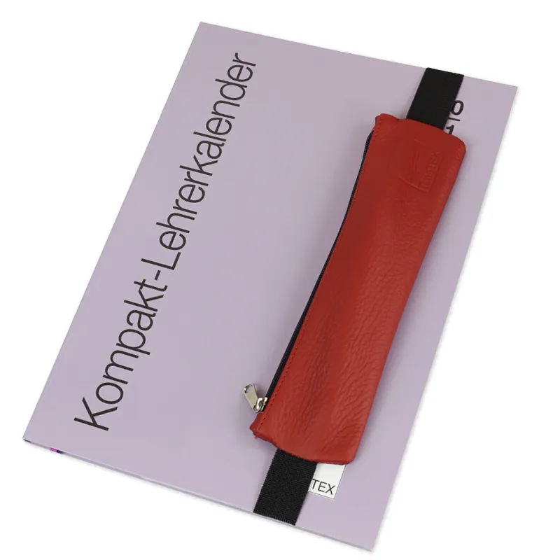 Aufspann-Federmäppchen Leder