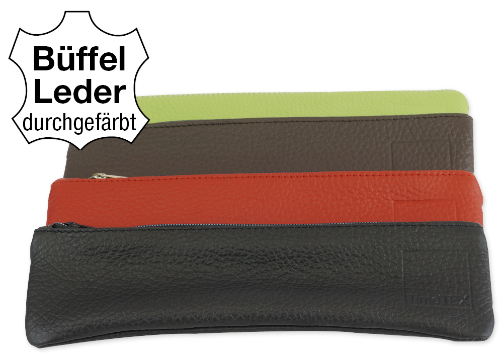 Aufspann-Federmäppchen Leder Aufspann-Federmäppchen Leder