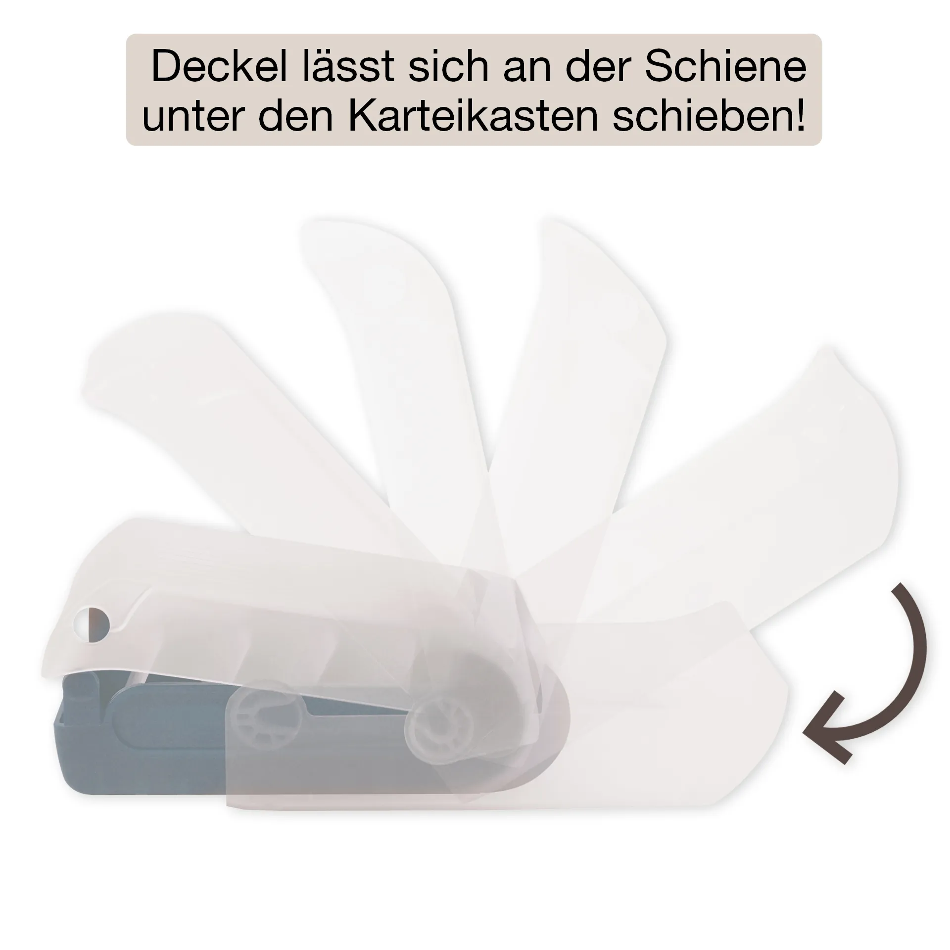 Lern-Karteikasten Kunststoff für A8