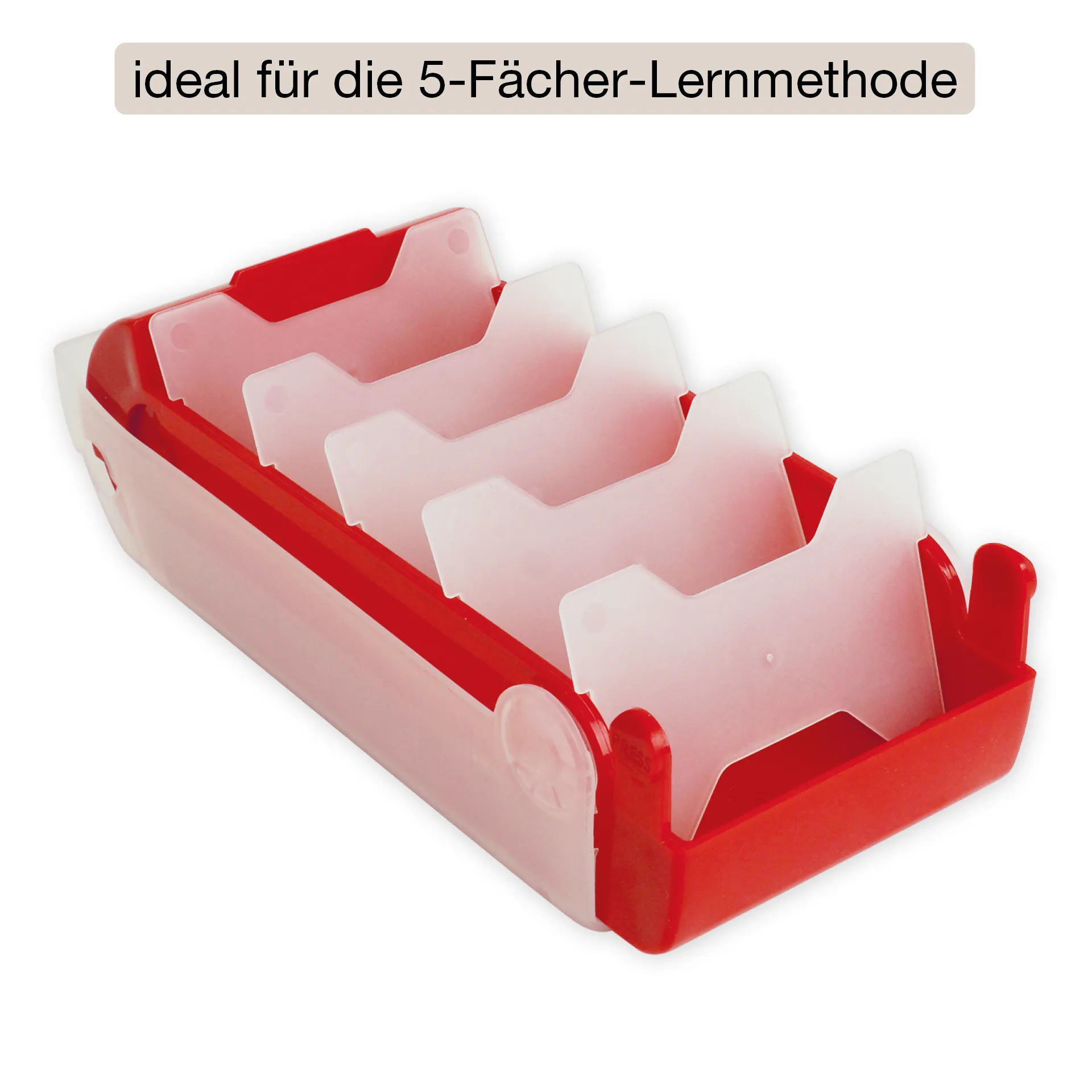 Lern-Karteikasten Kunststoff für A8