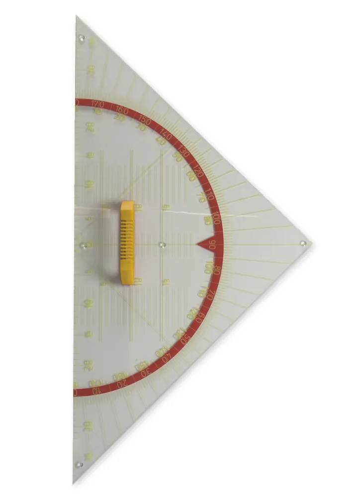 Tafel-Geodreieck, magnetisch