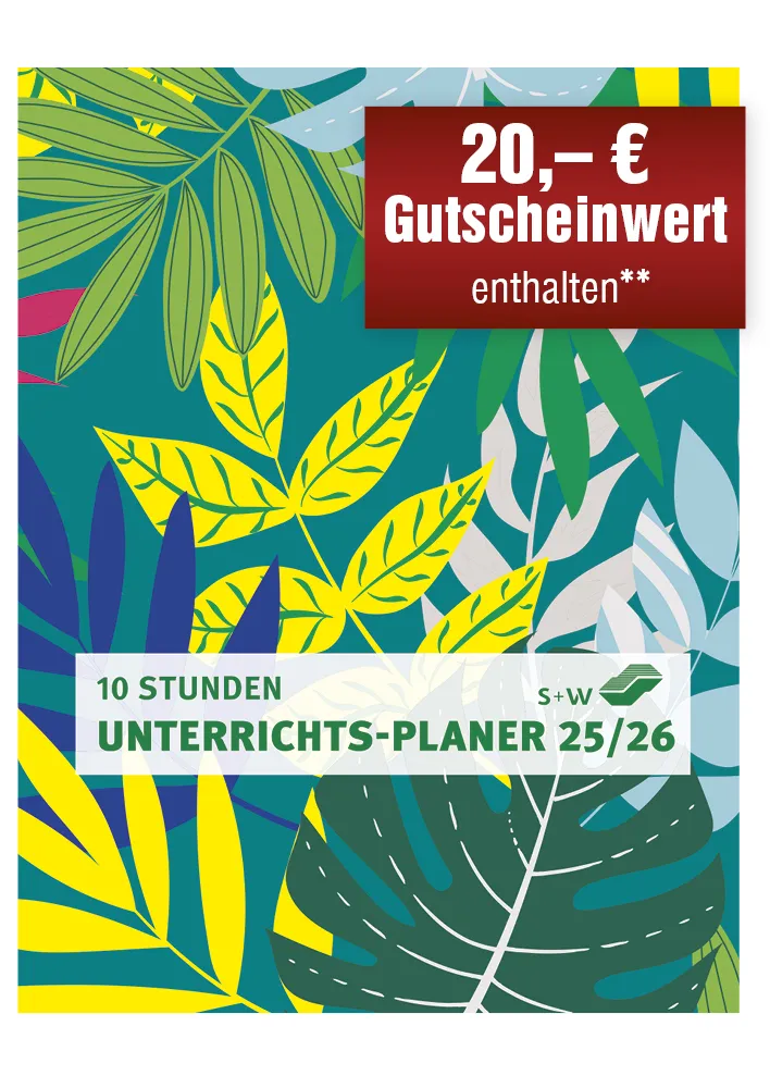 s+w Unterrichts-Planer Edition BLÄTTER 25/26