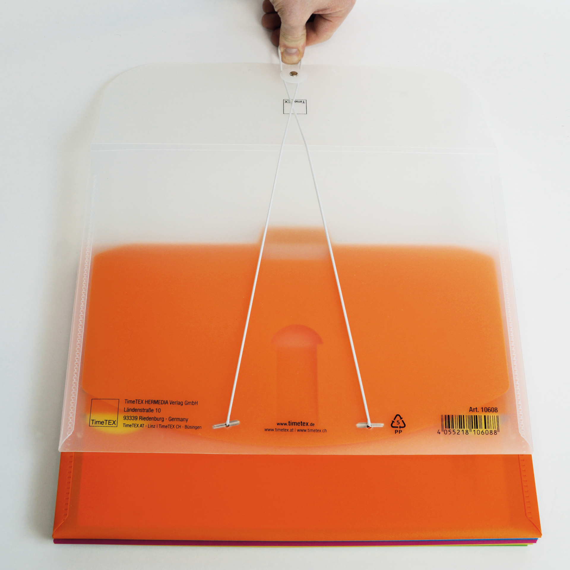 Hänge-Orga-Mappe für A4, 7 Fächer, transparent Hänge-Orga-Mappe für A4, 7 Fächer, transparent