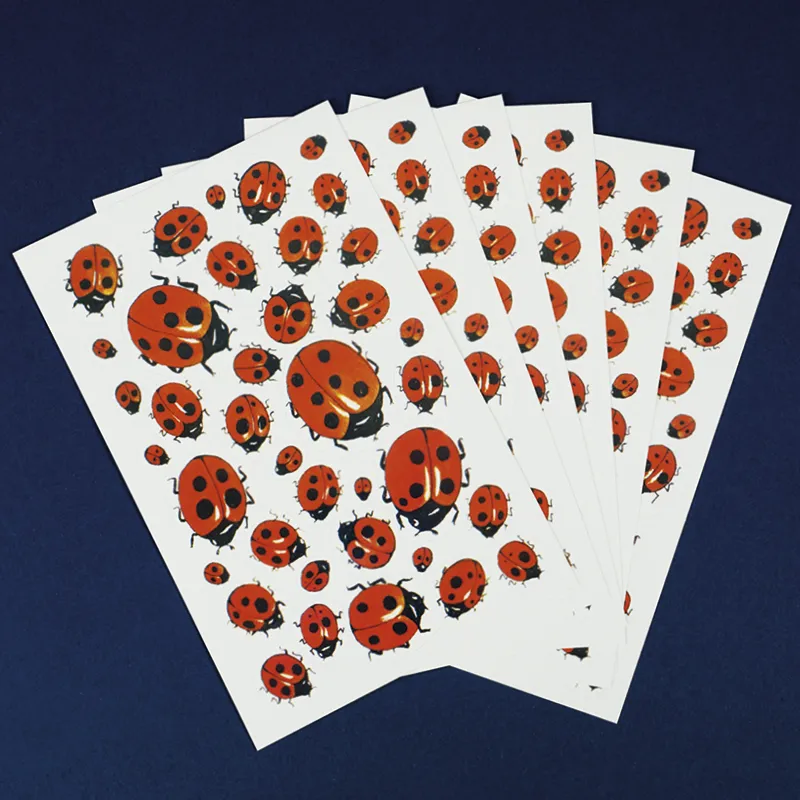 Belobigungs-Aufkleber, 228 Stück, Marienkäfer