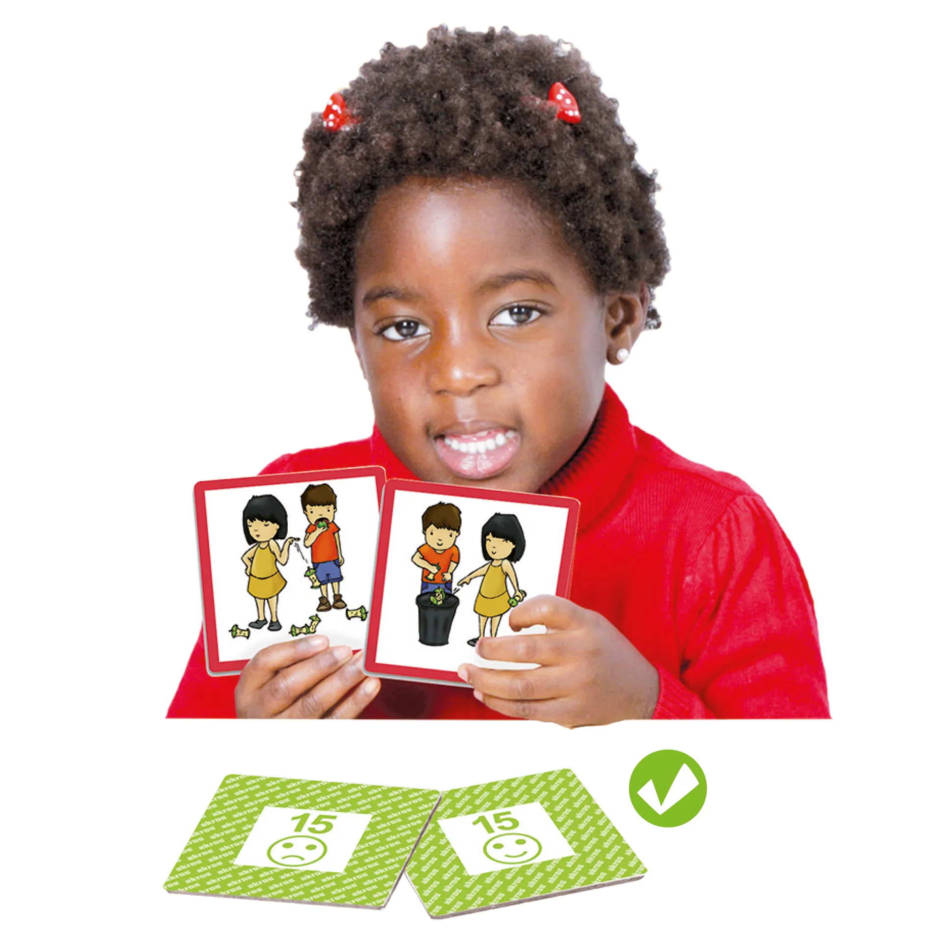 Set Verhaltens-Regeln "Umwelt" mit Paar-Karten im Koffer