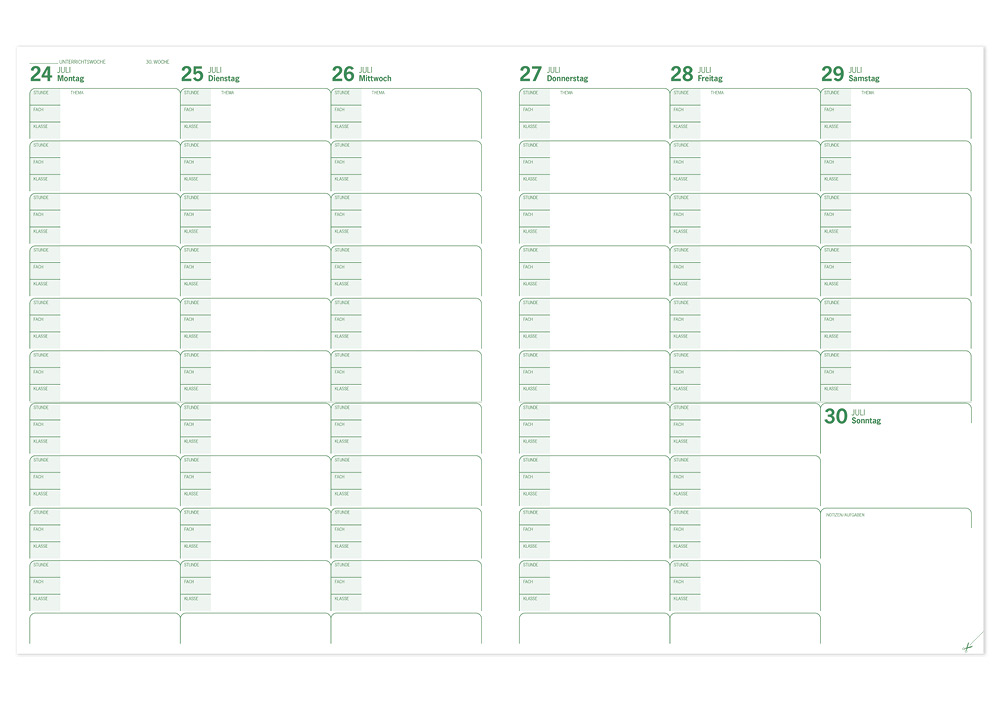 s+w Unterrichts-Planer 24/25 Flexi - 10 Stunden A4++ s+w Unterrichts-Planer 24/25 Flexi - 10 Stunden A4++