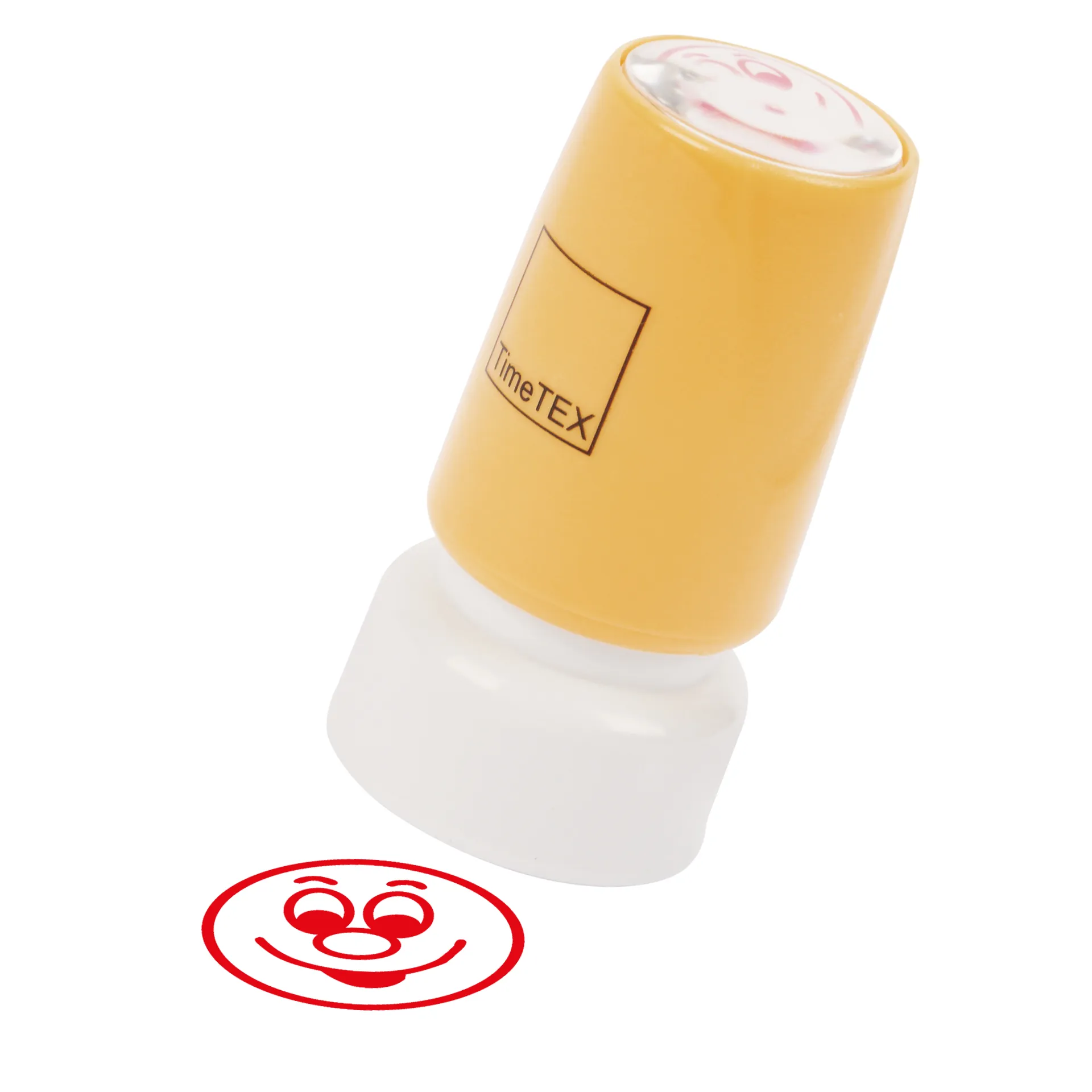 Stempel, Gesicht lachend