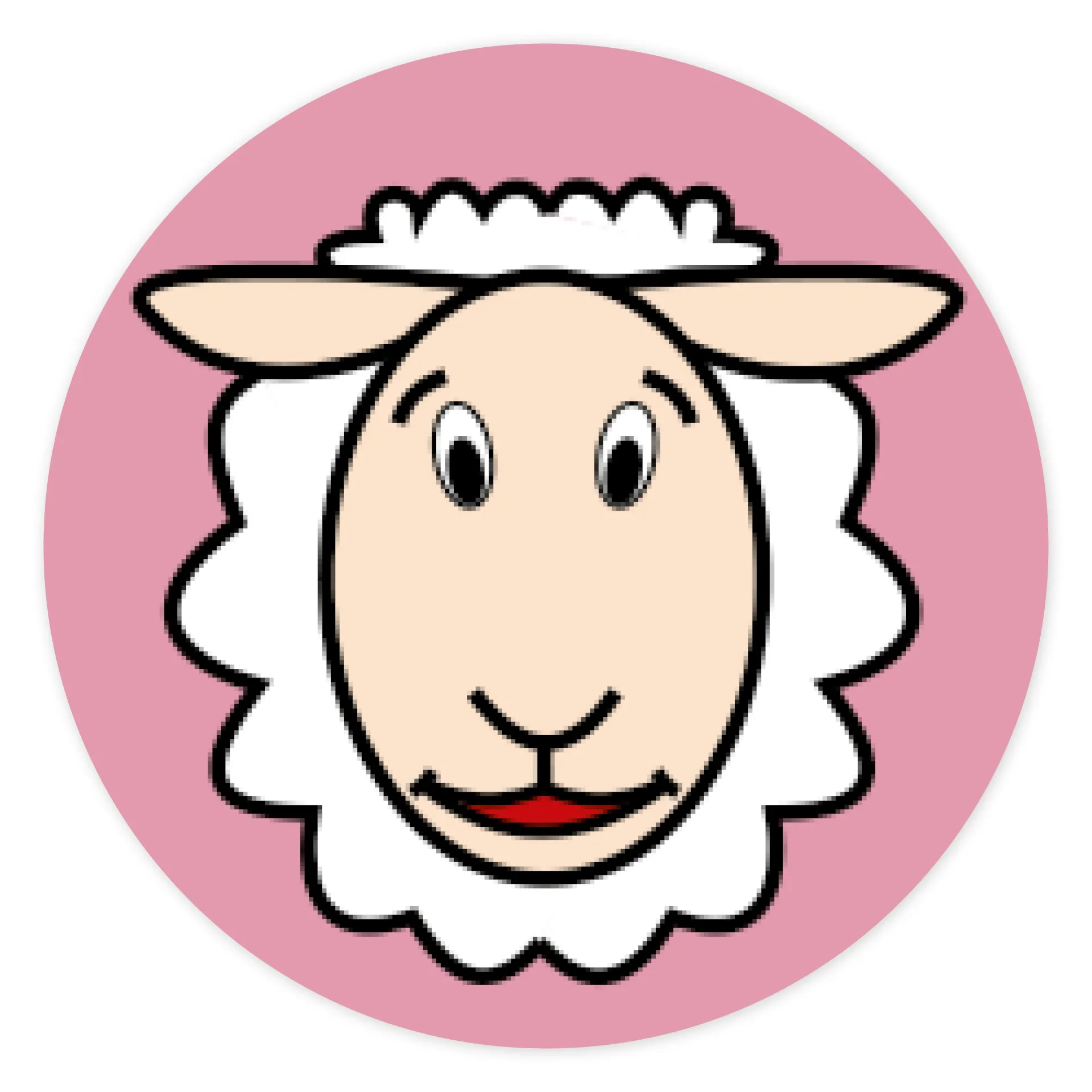 Set Magnet-Wende-Plättchen "Tier-Gesichter"