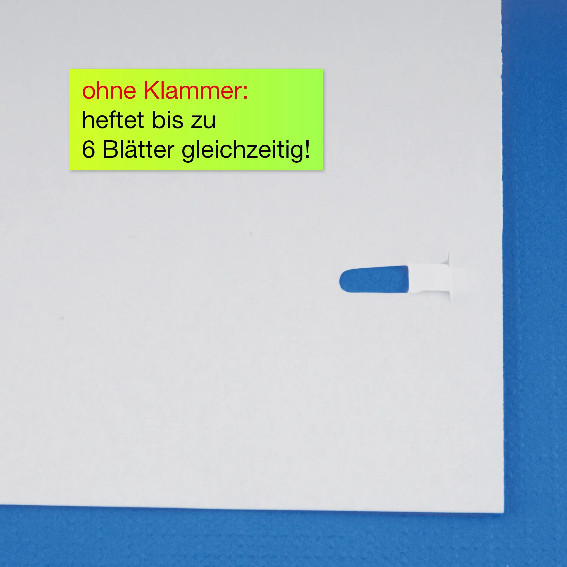 Heftgerät ohne Klammern