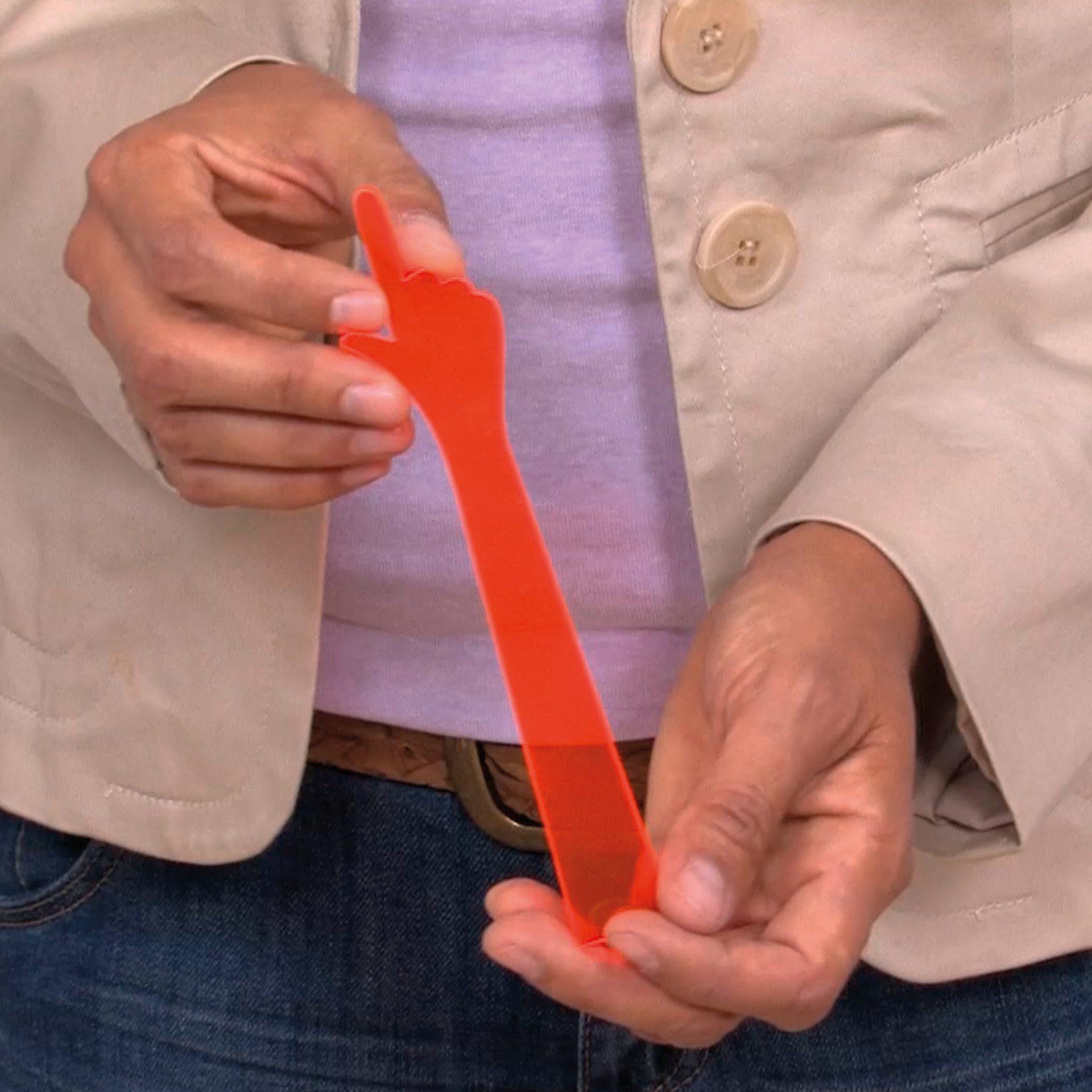 Zeige-Finger für OHP-Präsentation