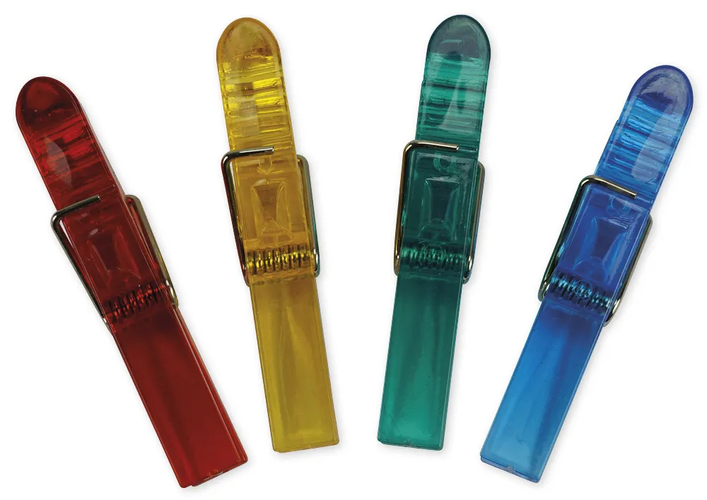 Klammern "Hai" magnetisch, 4-tlg.