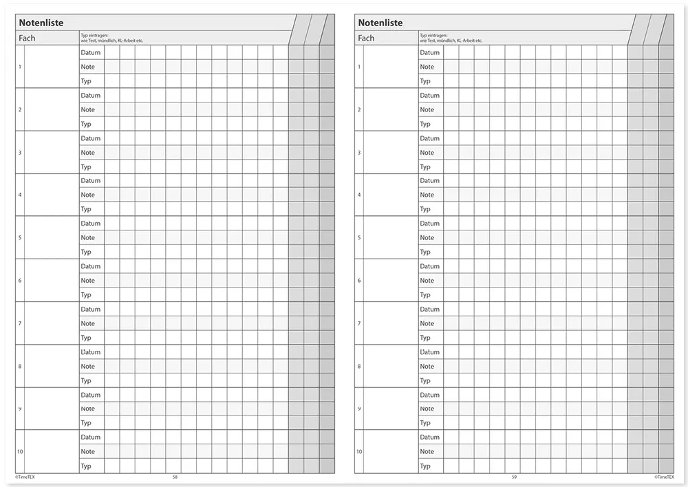 Schüler-Logbuch A4 für Grundschule und Sekundarstufe