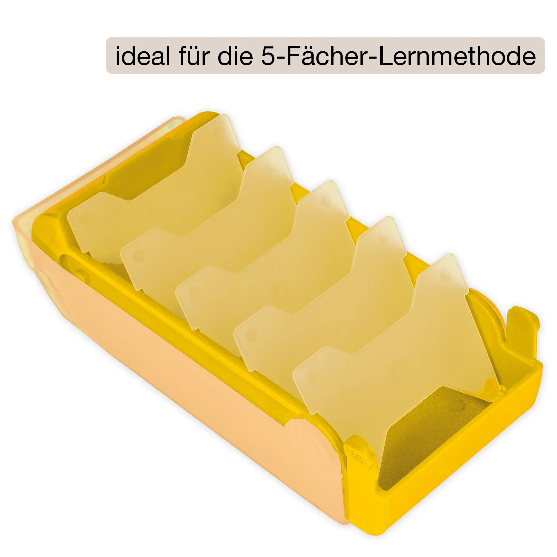 Lern-Karteikasten Kunststoff für A8
