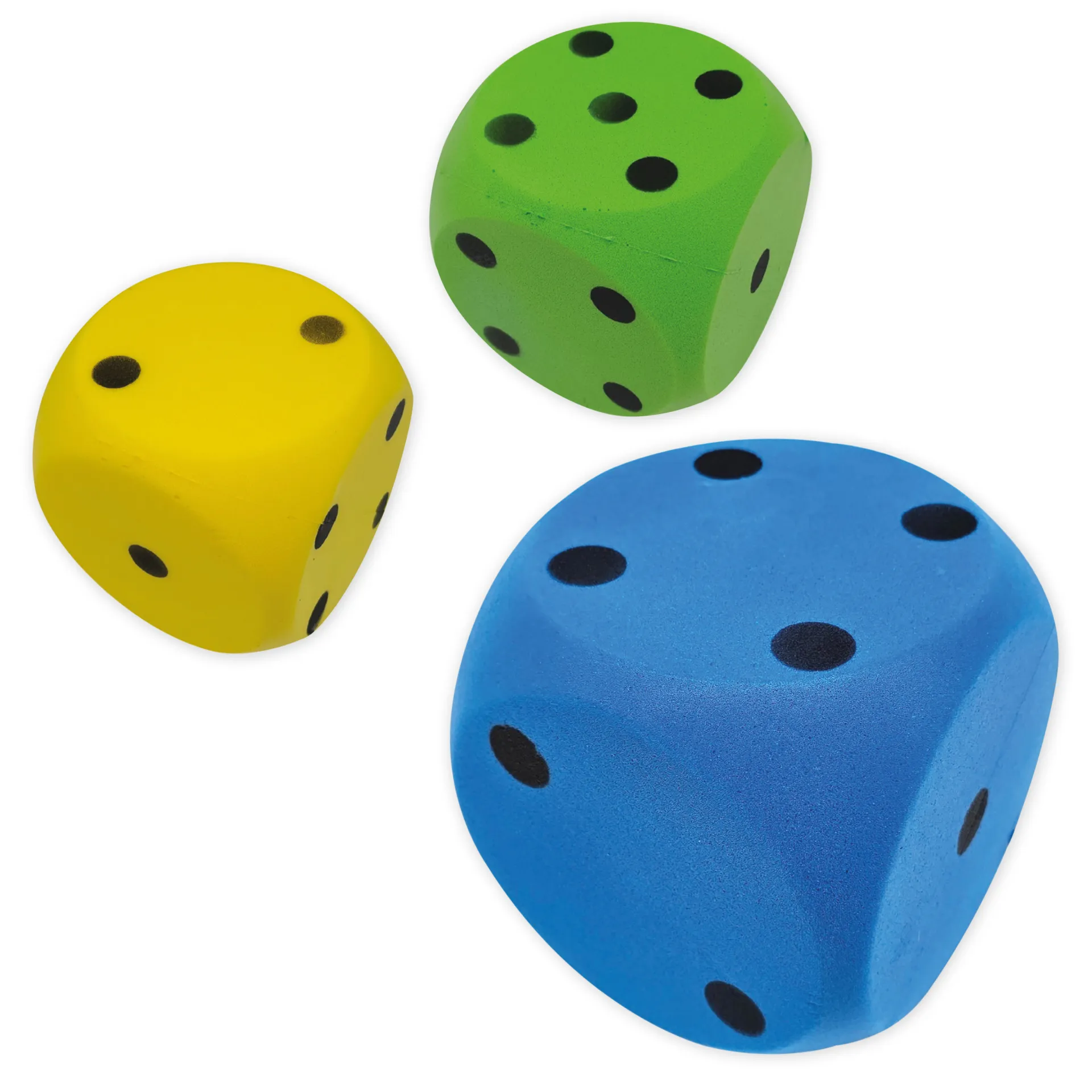 Schaumstoff-Würfel mit Augen XXL, 15x15 cm