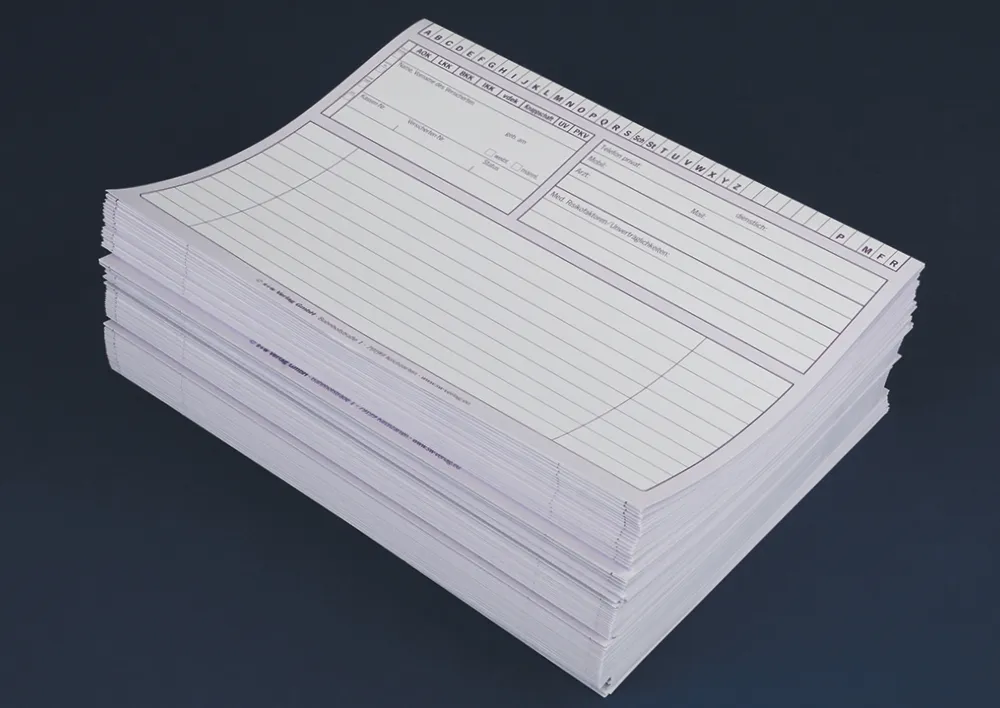 Patienten-Karteitaschen lang, 100 Stück