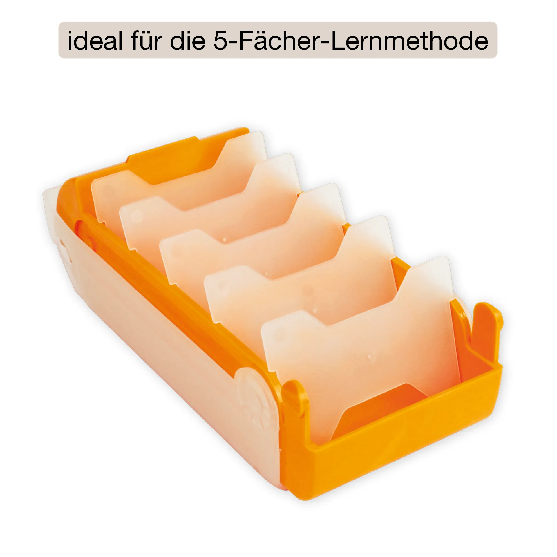 Lern-Karteikasten Kunststoff für A8