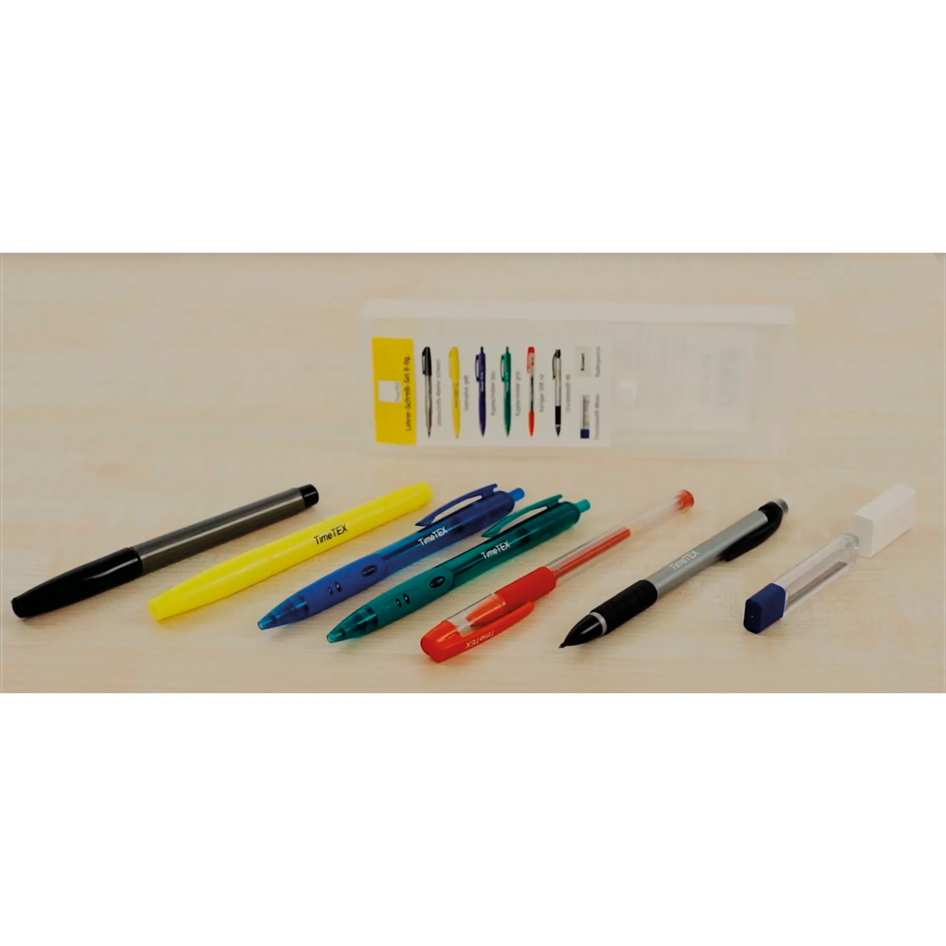 Stifte-Set im Etui, 8-tlg.