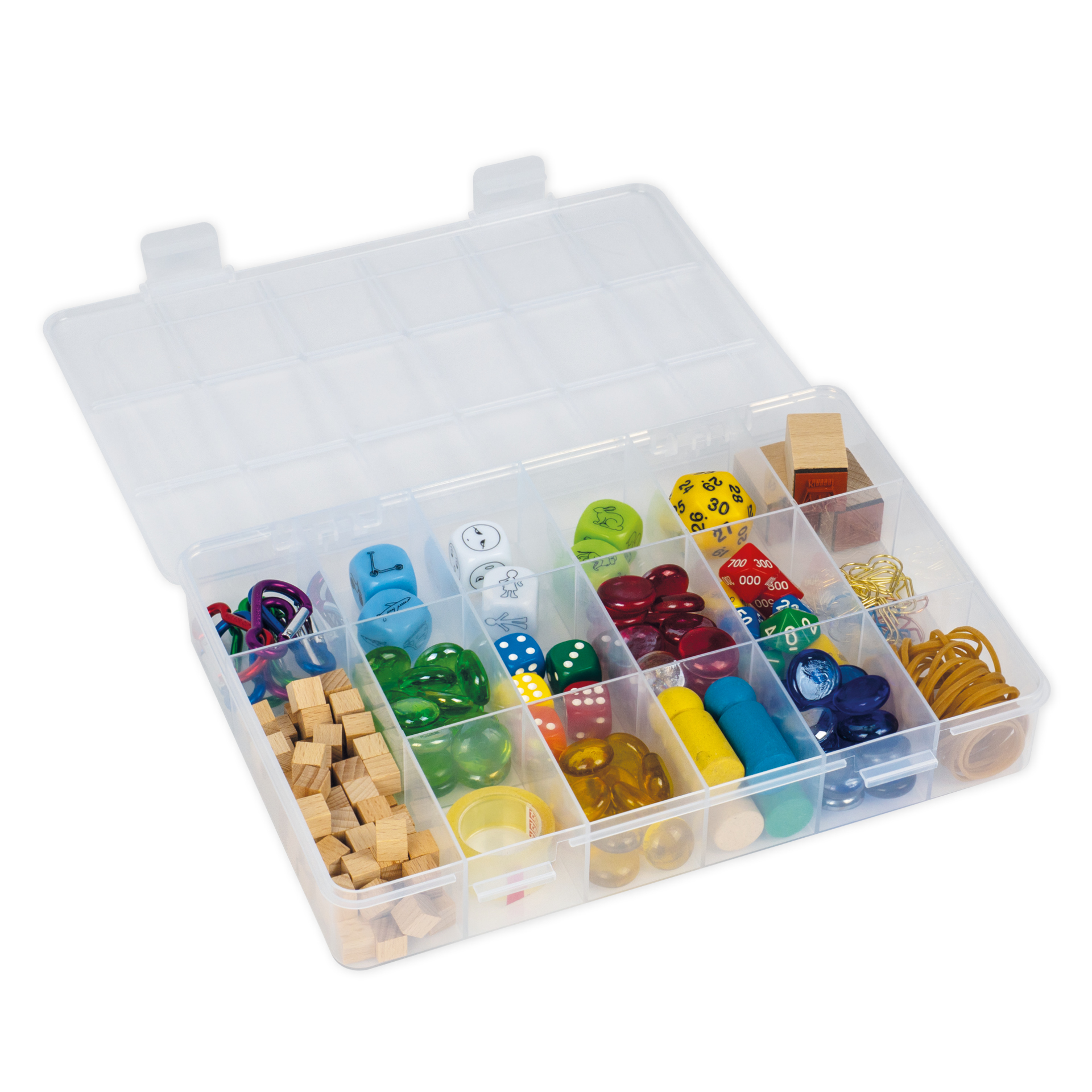 Sortimentsbox mittel, 17 Fächer