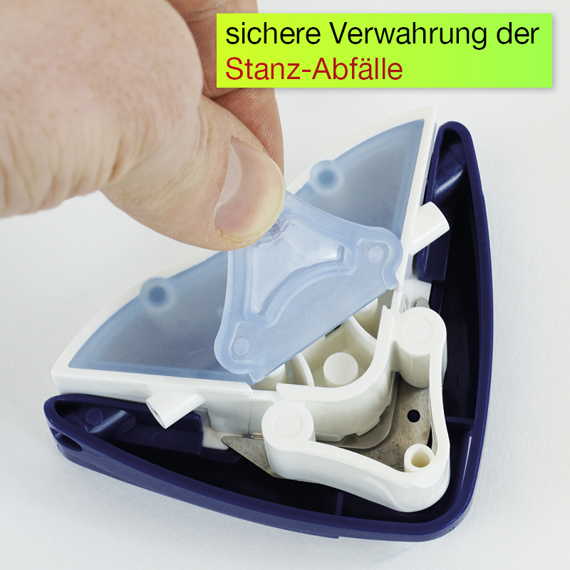 Ecken-Abrunder für Folie + Papier