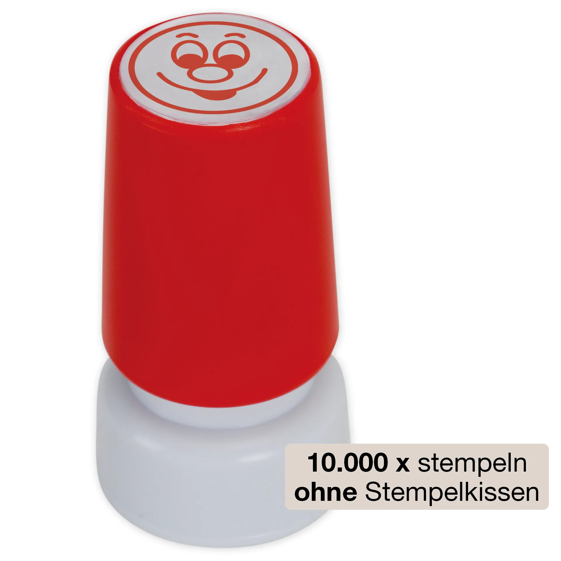 Stempel, Gesicht lachend