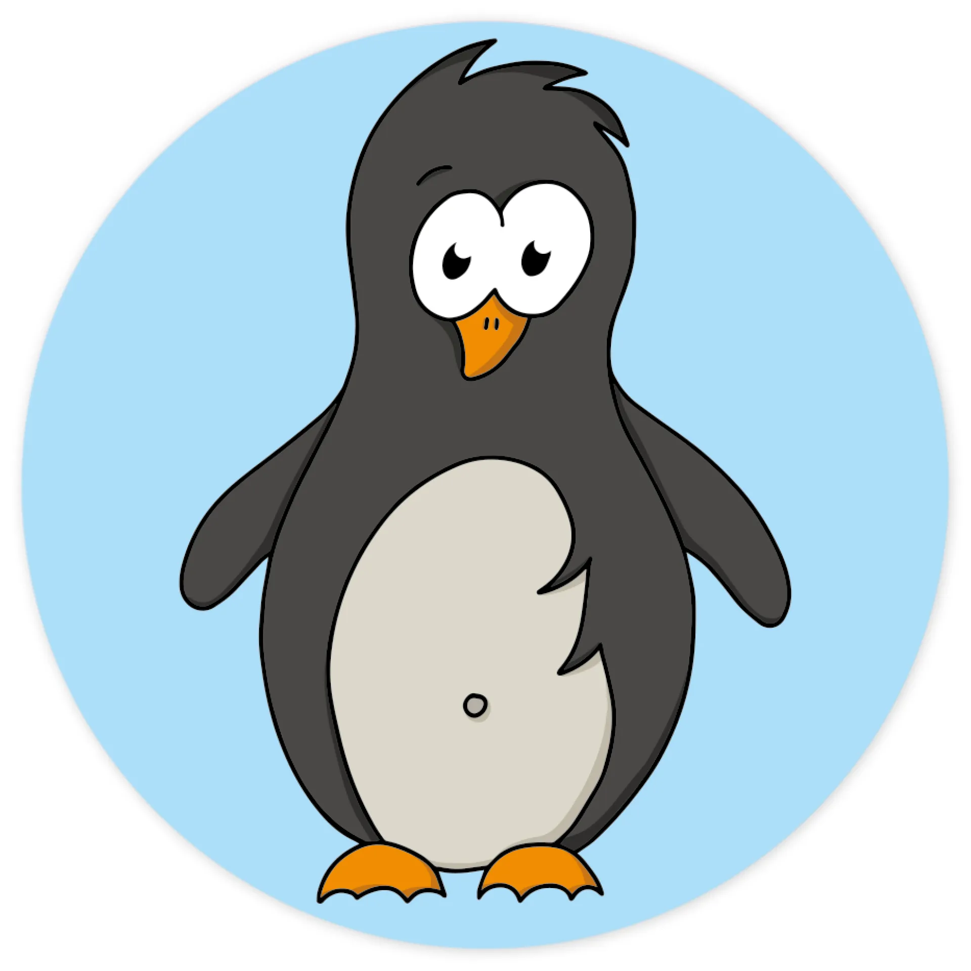 Belobigungs-Aufkleber "Pinguin" in Spender-Box, 500 Stück