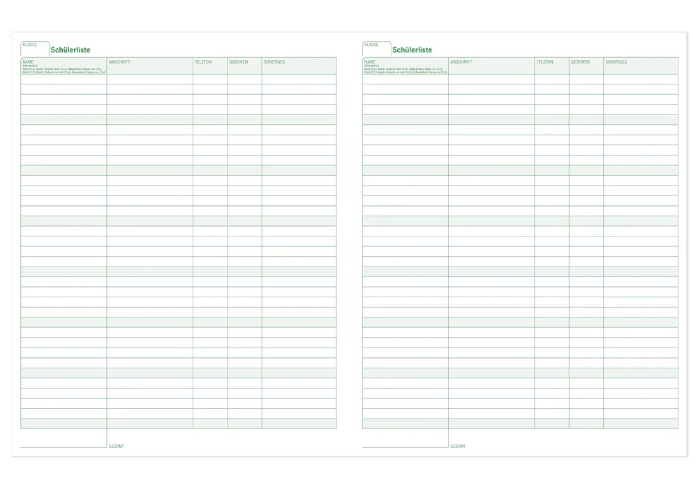 s+w Unterrichts-Planer A4++ 26/27 Flexi - 10 Stunden
