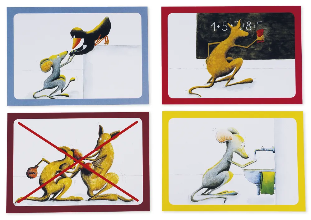 Karten-Set "Verhaltensregeln", 18-tlg.