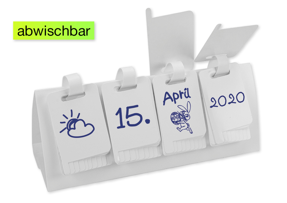 Klapp-Karten blanko, beschriftbar