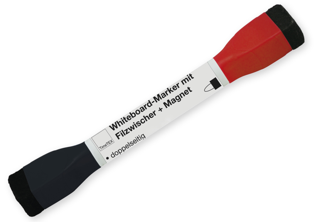 2in1 Whiteboard-Marker mit Filzwischer + Magnet 2in1 Whiteboard-Marker mit Filzwischer + Magnet